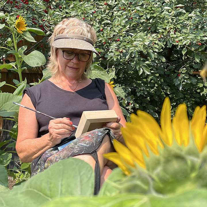 Sharron & Sunflowers